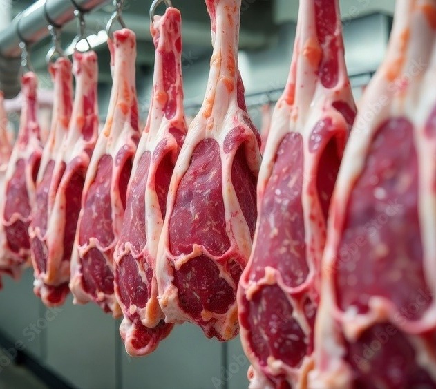 Hanging Lamb Legs