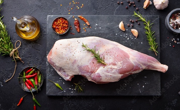 Lamb Leg Bone In
